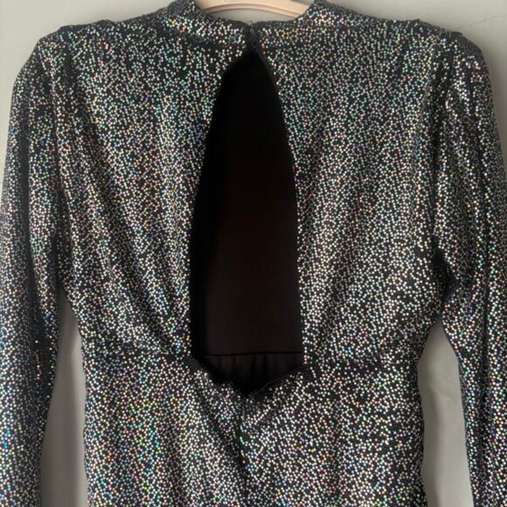 Alexia Admor Rainbow Sequin Dress Size 4 - Picture 12 of 12